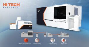cap compression molding setup