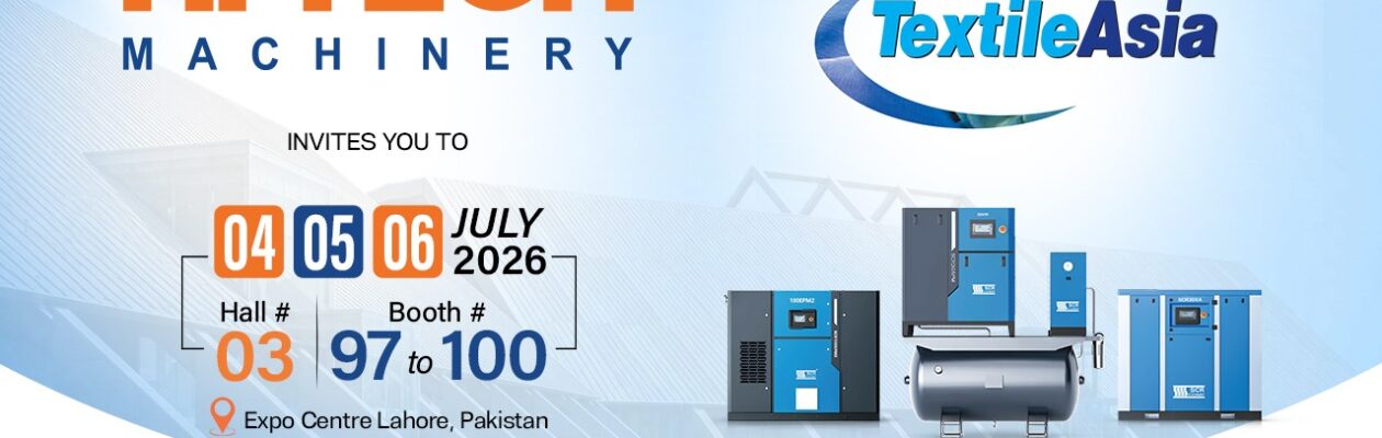 HiTech Machinery Is Participating In 32nd Textile Asia Expo 32nd Textile Asia International Exhibition