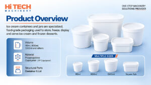 Ice cream container sizes